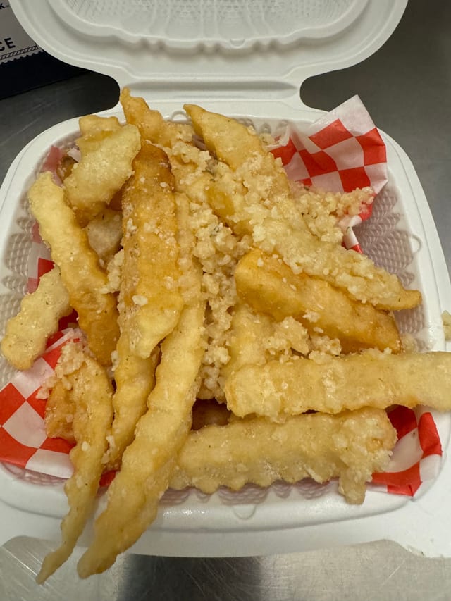 Garlic fries.