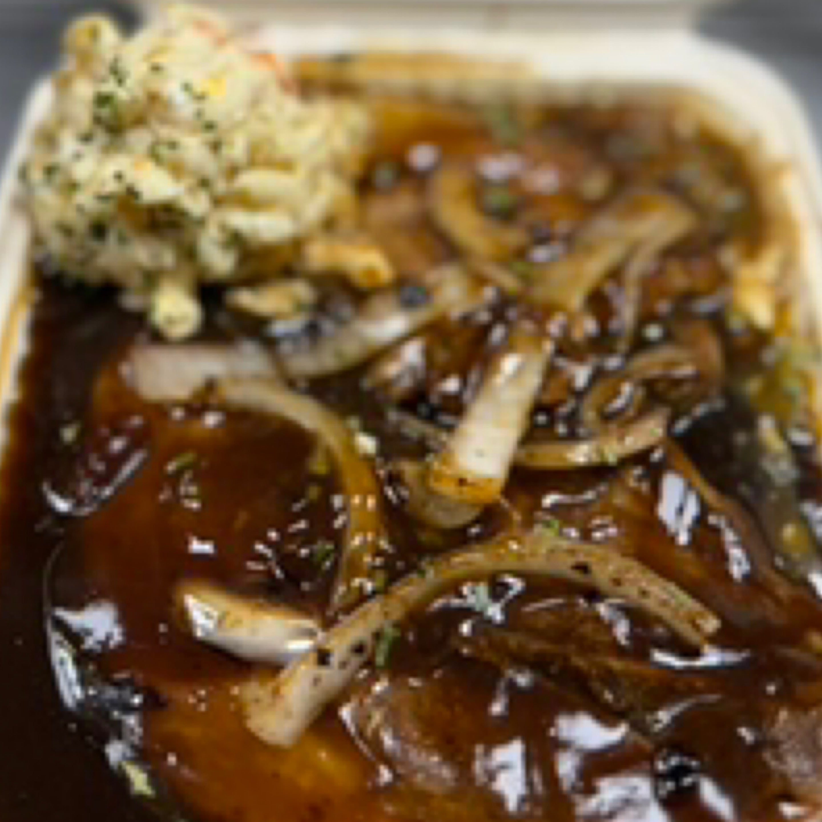 Regular pork chop steak.