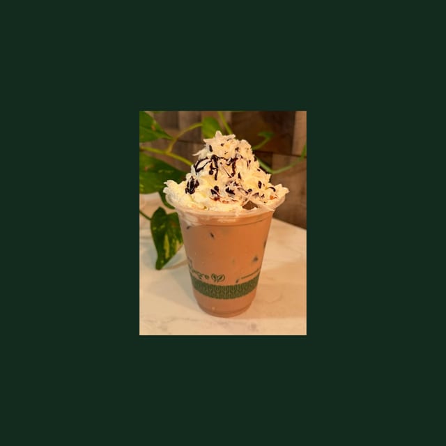 Coconut mocha latte.