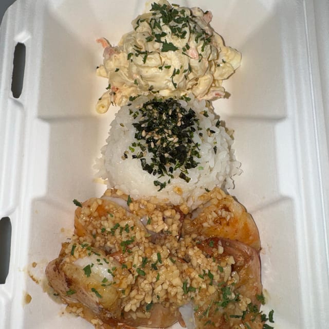Mini Garlic Shrimp.