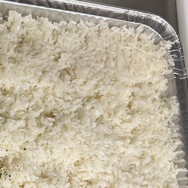 Rice 1/2 Pan.