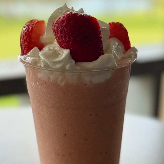 Strawberry Banana Smoothie.